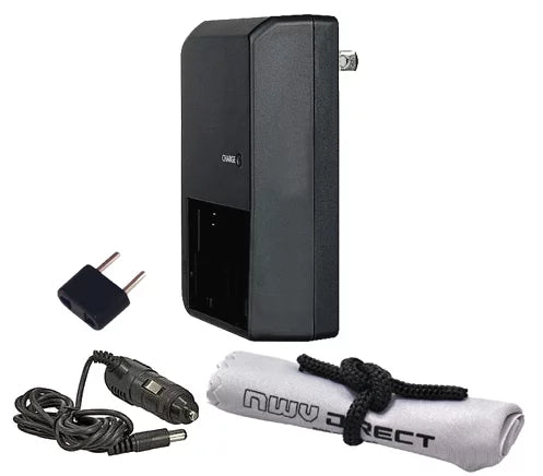 Sony Handycam - Off Camera 'Intelligent' Rapid Charger + Nwv Direct Microfiber Cleaning Cloth.