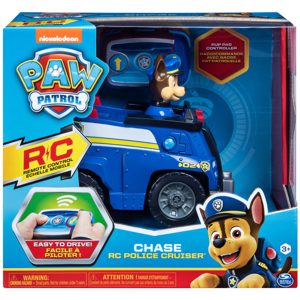Patrol, Chase Remote Control Police Cruiser with 2-Way Steering, for Kids Aged 3 and Up