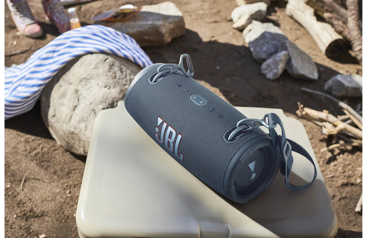 Restored  Xtreme 3 Portable Bluetooth Speaker,  Waterproof, 15 Hours of Playtime, Powerbank, (Blue) (Refurbished)