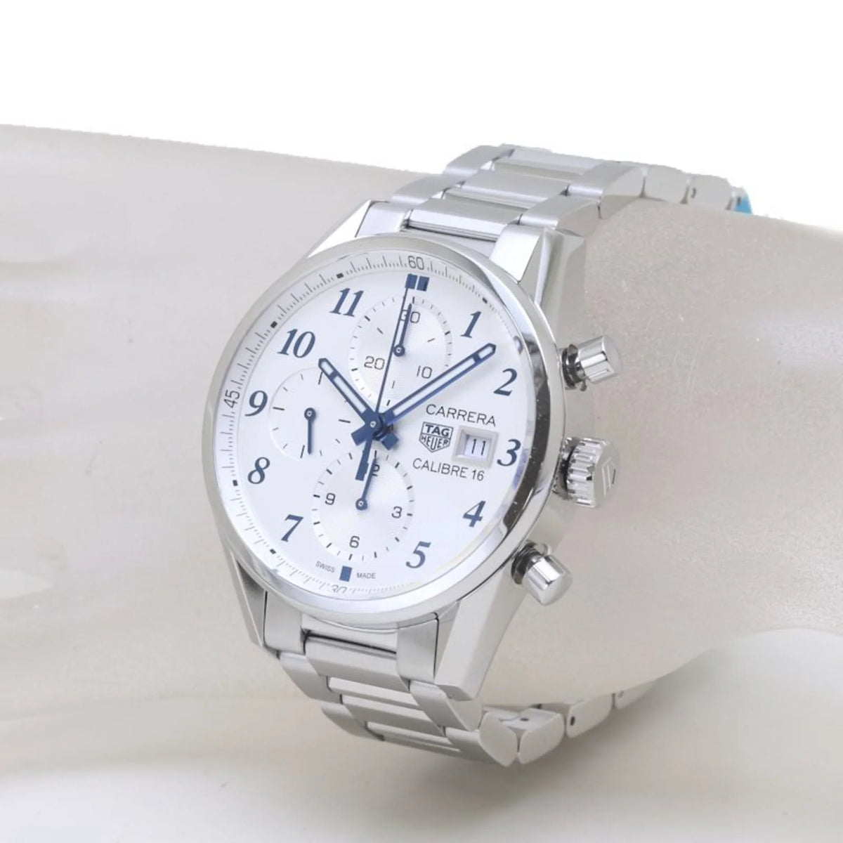 Pre-Owned   Carrera Chronograph Blue Edition . Stainless Steel Men's 39307 (Good)