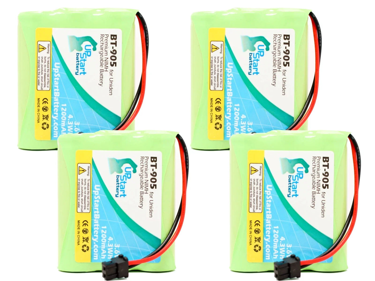 4x Pack - UpStart Battery Energizer  Battery - Replacement for Energizer Cordless Phone Battery (1200mAh, 3.6V, -)