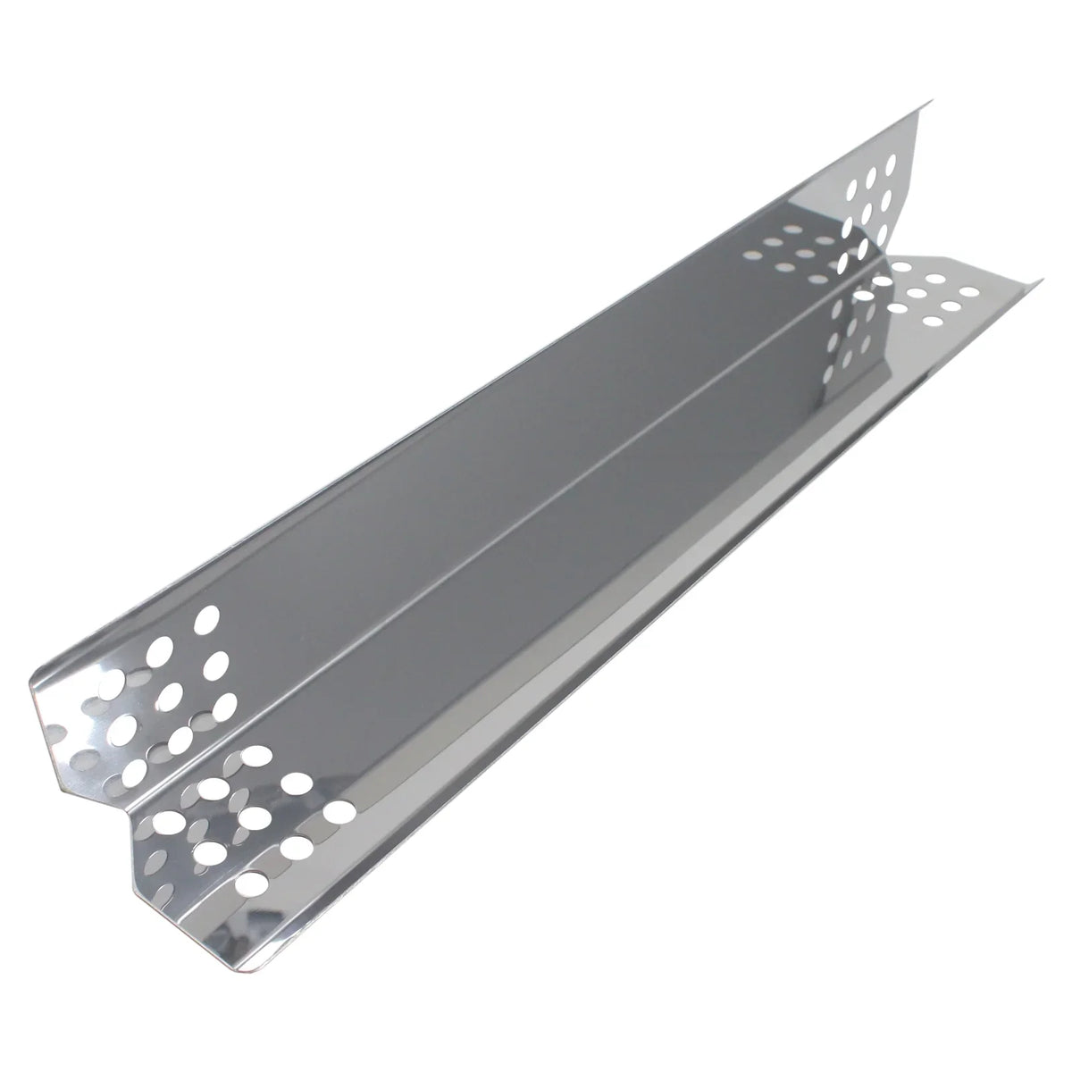 2-Pack  Grill Heat Shield Plate Tent Replacement Parts for Kitchenaid 720-0727 - Compatible Barbeque Stainless Steel Flame Tamer, Flavorizer Bar, Vaporizer Bar, Burner Cover 16 1/8"