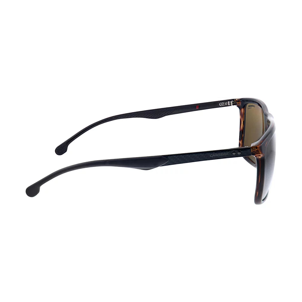 Carrera Polarized Bronze Rectangular Men's Sunglasses  8032/ 0086/ 57