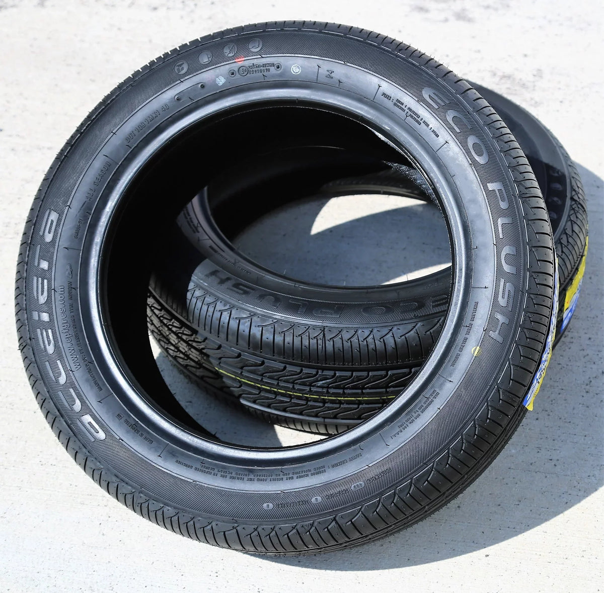 Set of 4 () Accelera Eco Plush 175/65R15 84H  All Season / Tires Fits: 2010-14 Mini Cooper Clubman, 2002-07 Mini Cooper Base
