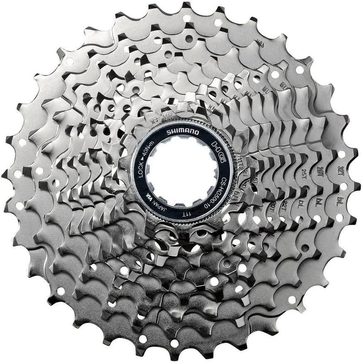 Shimano Tiagra - HyperGlide 10-Speed Road Cassette 11-25T Silver