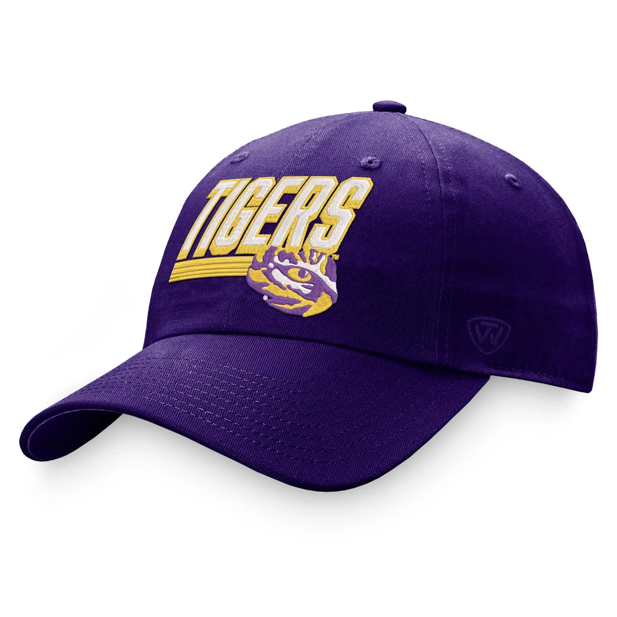 Men's Top of the World Purple  Tigers Slice Adjustable Hat -