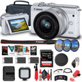 Canon   Mirrorless Digital Camera with 15-45mm Lens (3700C009) + More
