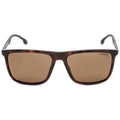 Carrera Polarized Bronze Rectangular Men's Sunglasses  8032/ 0086/ 57