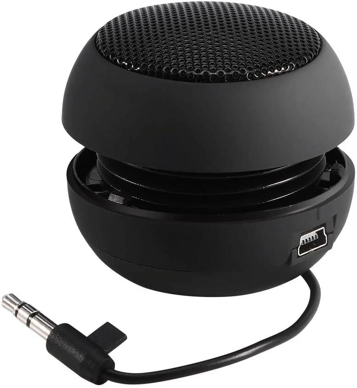 Portable Speaker, Mini  Speaker with 3.5mm Jack on Bottom for Mobilephone  Laptop (Black)