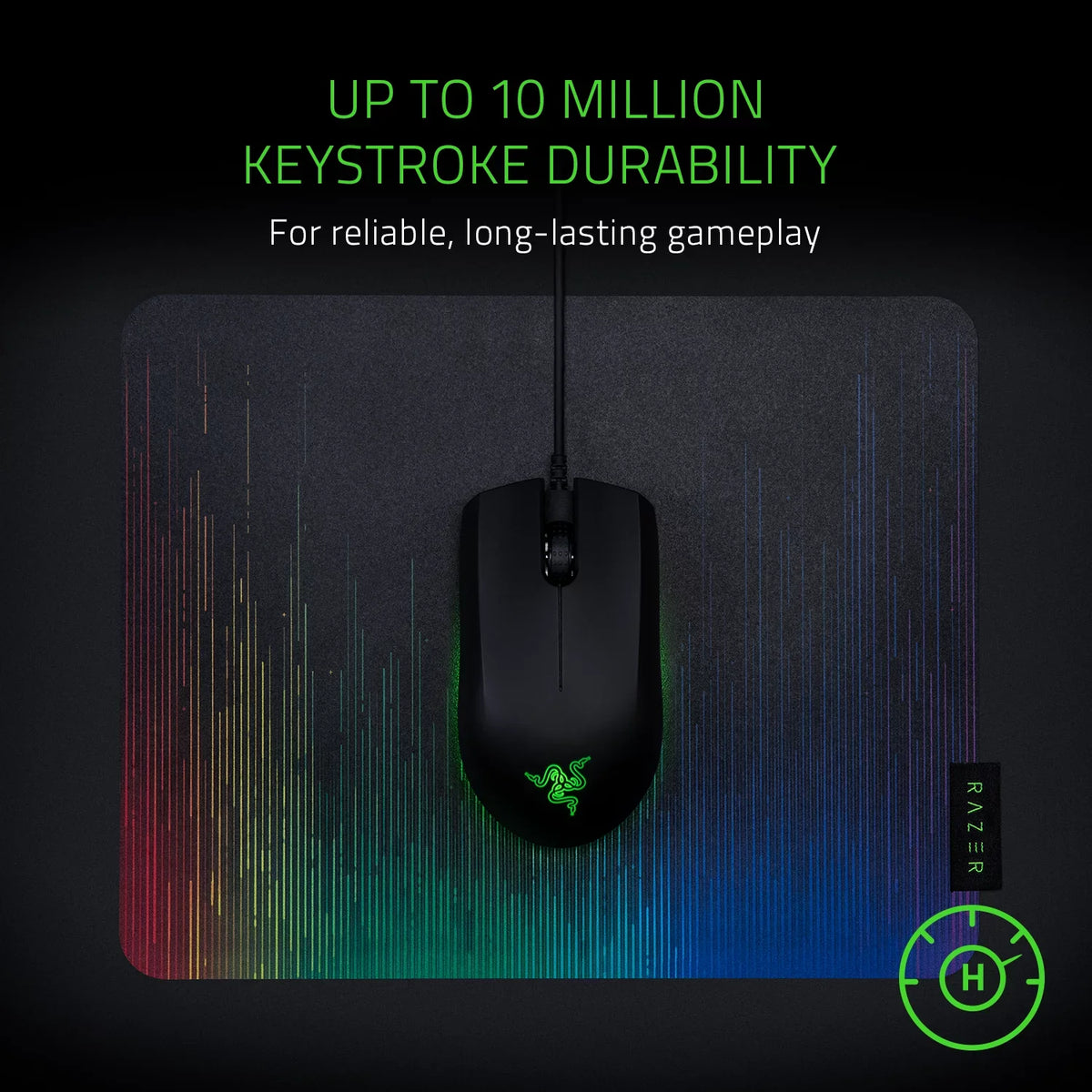 Razer Abyssus Essential: True 7,200  Optical Sensor - 3 Hyperesponse Buttons - Powered by Razer Chroma - Ambidextrous Ergonomic Gaming Mouse