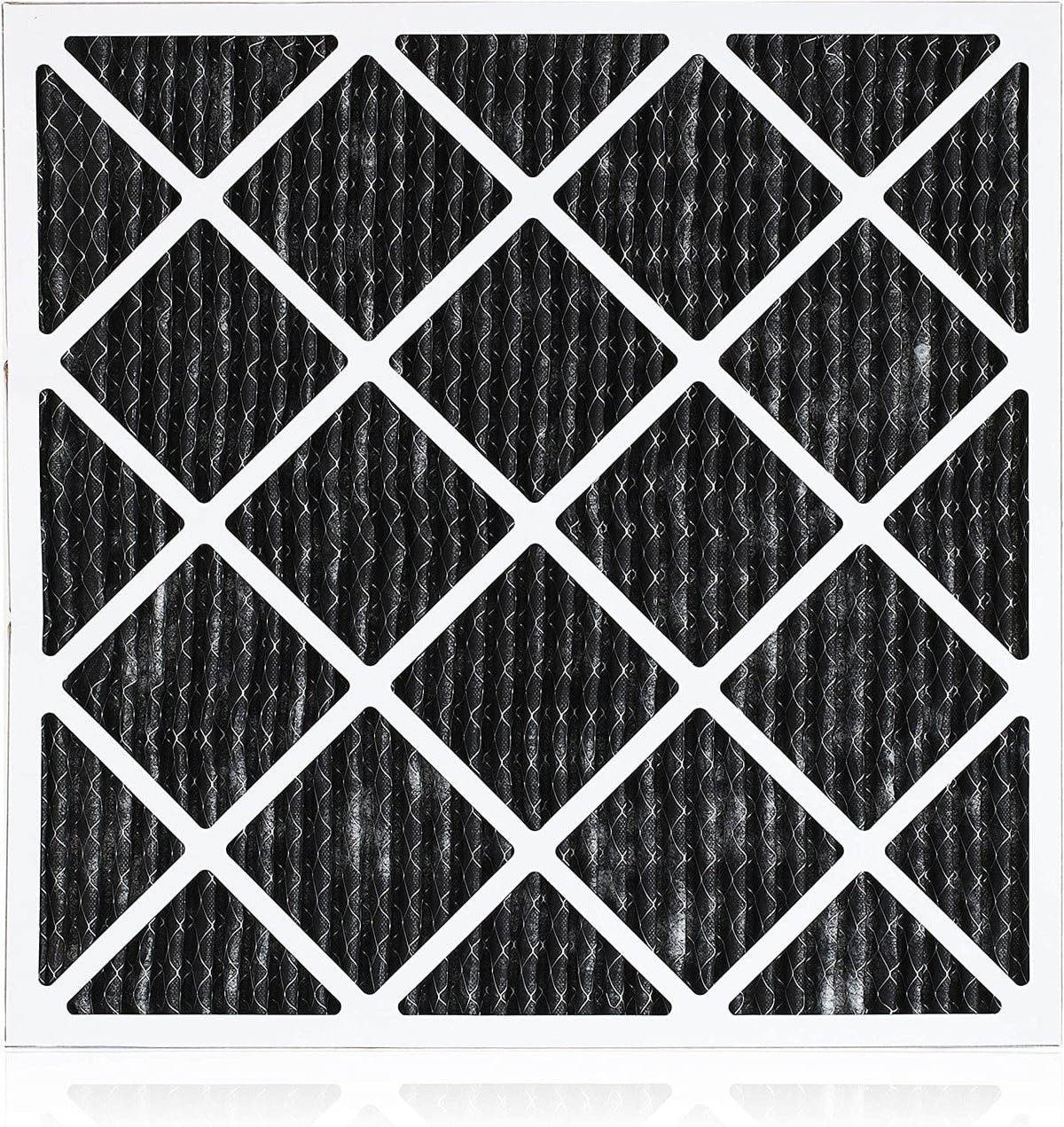Filterbuy 20x24x1  8 Odor Eliminator Pleated   Furnace Air Filters with Activated Carbon (4-Pack)
