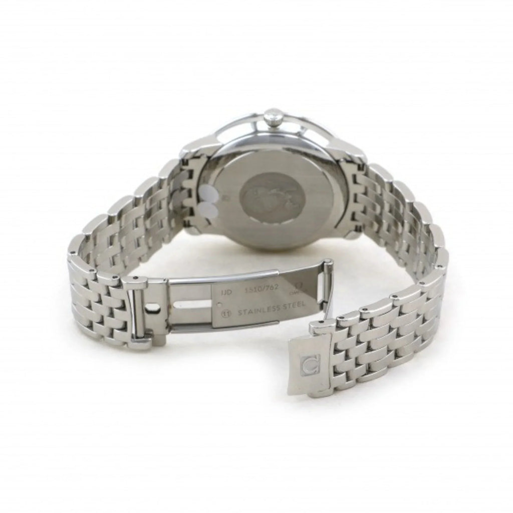 Pre-Owned Omega  De Ville Co-Axial Chronometer 424.10.37.20.04.001 Silver Dial Watch Women's (Good)