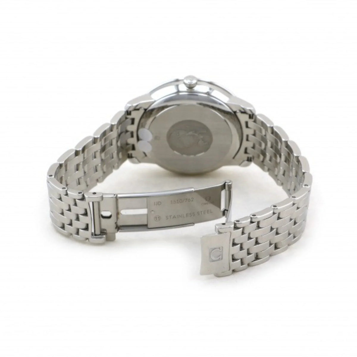 Pre-Owned Omega  De Ville Co-Axial Chronometer 424.10.37.20.04.001 Silver Dial Watch Women's (Good)