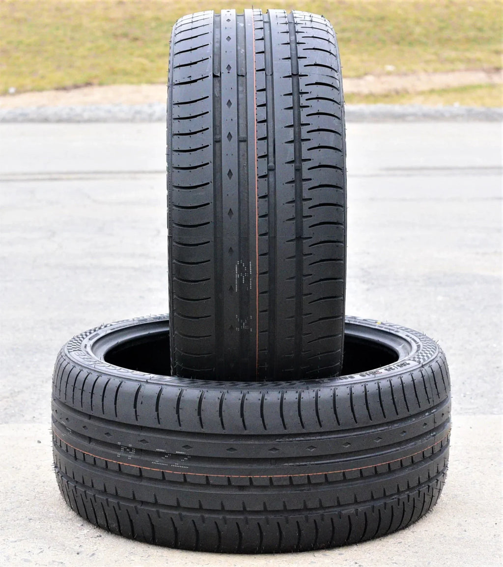 Pair of 2 () Accelera Phi 235/40ZR18 235/40R18 95Y  / High Performance Tires Fits: 2012-18 Ford Focus Titanium, 2017-23 Honda Civic Sport Touring