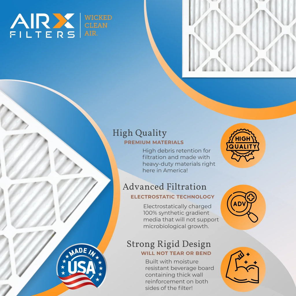 14x24x1 Air Filter  8 Rating, 12 Pack of Furnace Filters Comparable to  700 &  5 - Made in  by     .