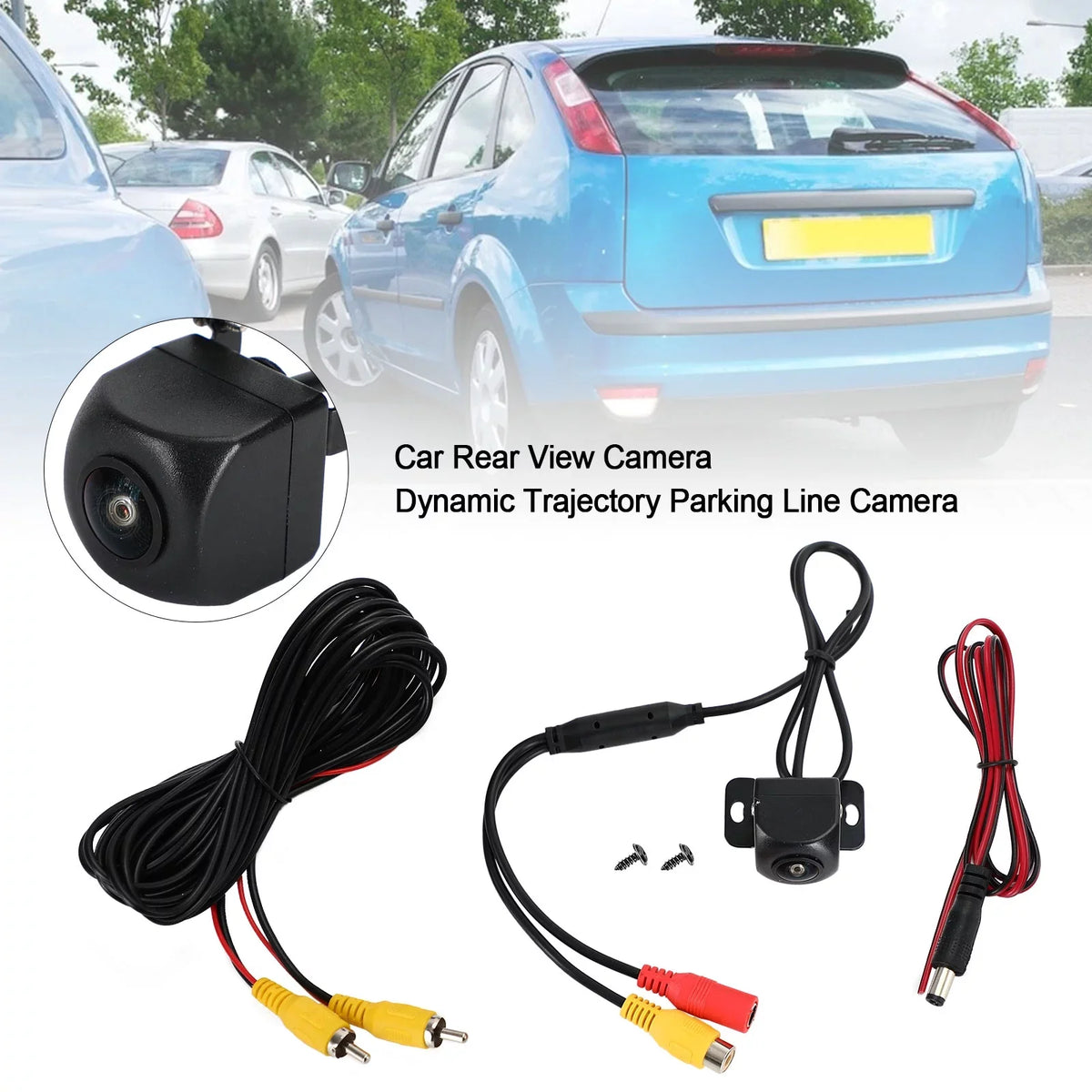 Dynamic Trajectory Parking Line Truck  Car Reverse Night Rear View Camera