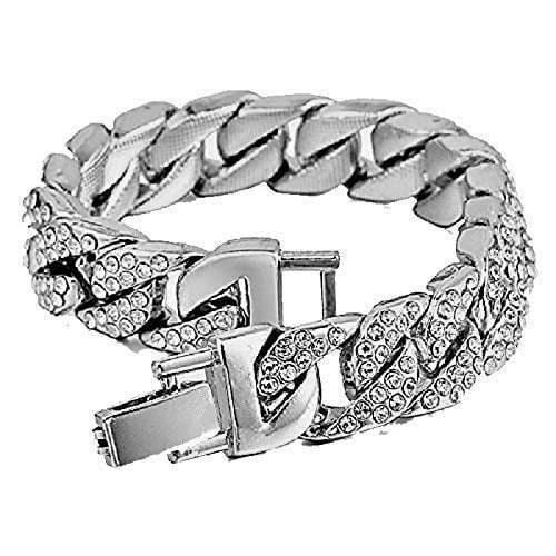 Charles Raymond Big Bling Watch Inspired by Hip Hop - Men's Iced Out Timepiece- Diamond Rhinestones on Blast -    Blue -