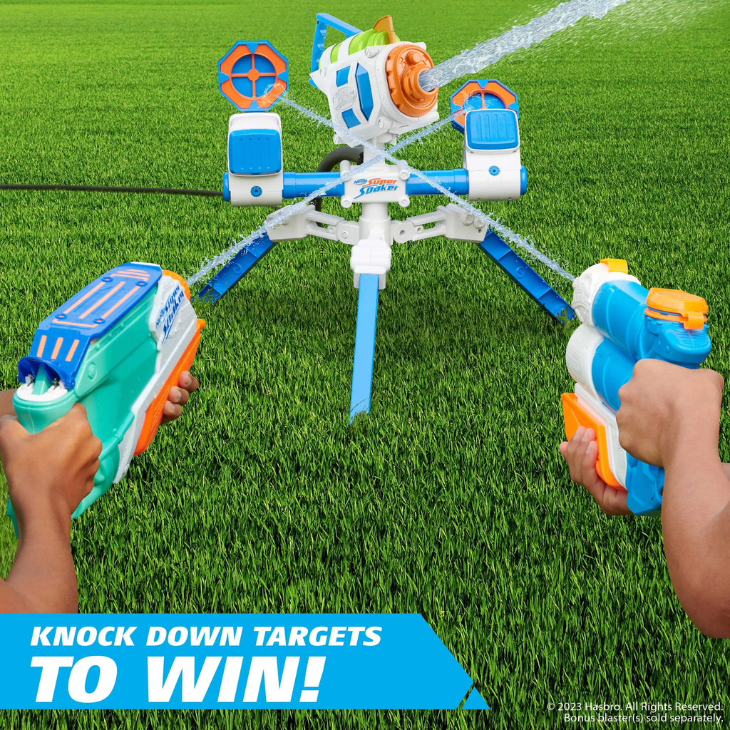 Super Soaker RoboBlaster by WowWee – Automatic Soaker Blasting Machine Drenches You in Water