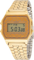 Casio Men's Vintage Digital Quartz Gold Tone Stainless Steel Watch -9A