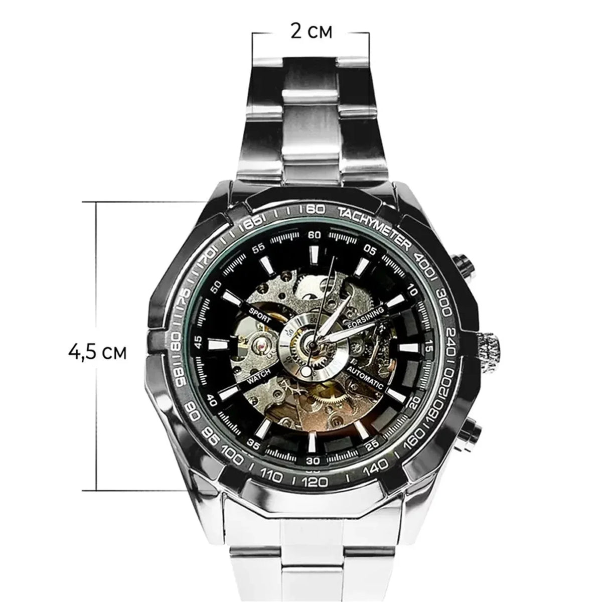 Up to 50% off!  Watch Steel Belt Full Hollow Mens Automatic Mechanical