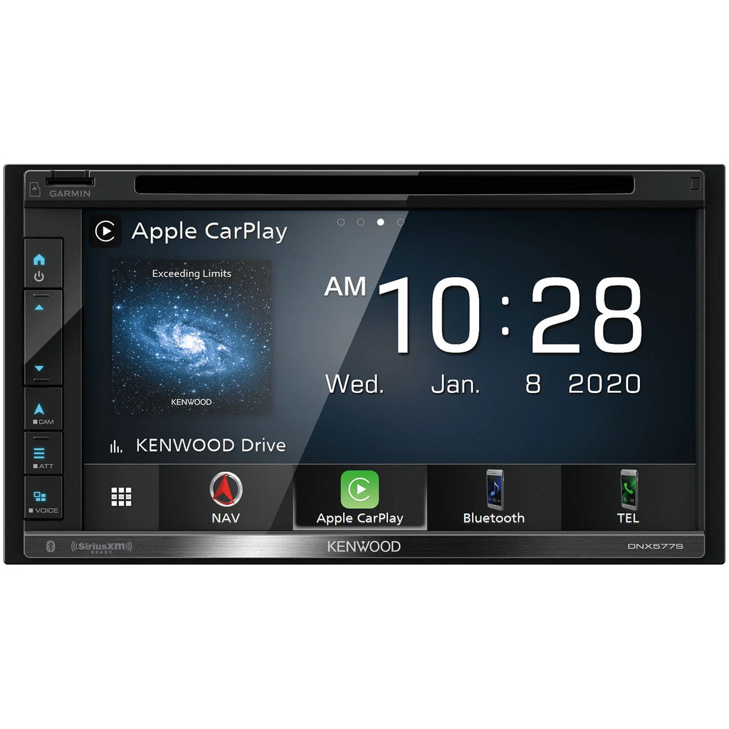 Kenwood  Navigation Receiver with -320LP Multi-Angle Rear View Camera with License Plate Mounting