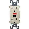 Mfg -Gfnt2-0Ri Outlet  Self Test Red & Black Button, 15A - Ivory