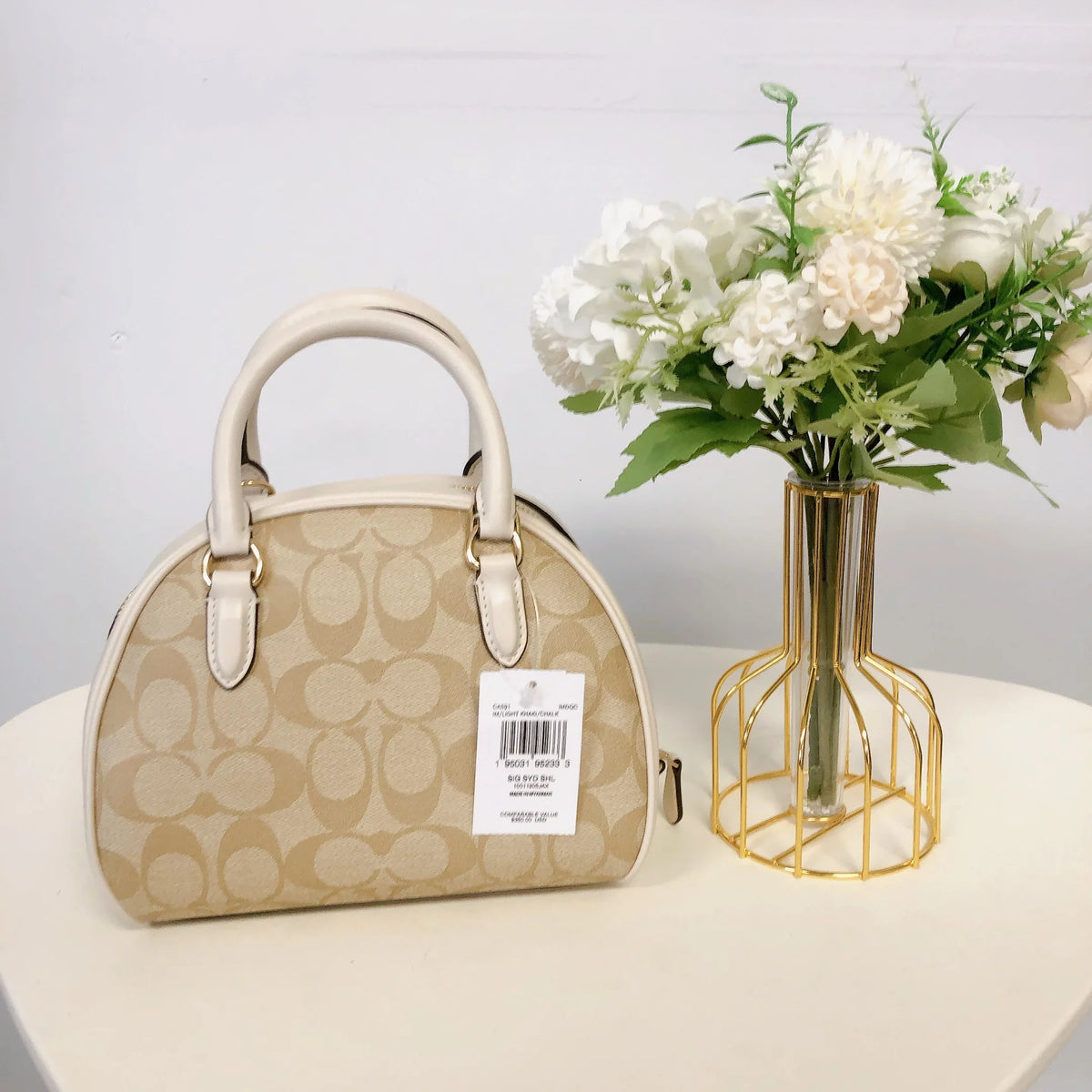 Coach  Sydney Satchel In Signature Canvas