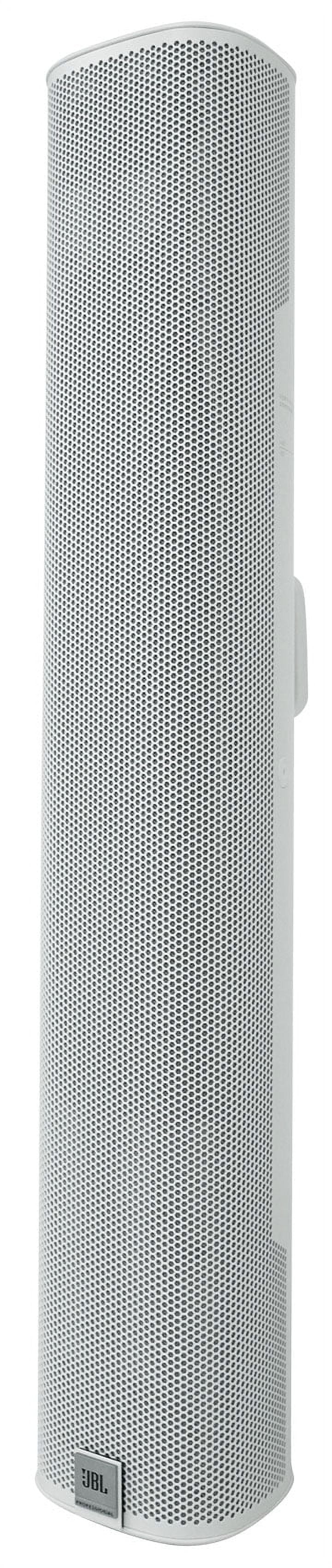 (8)  - 24" White 70V Commercial Column Wall Mount Array Speakers+Amp
