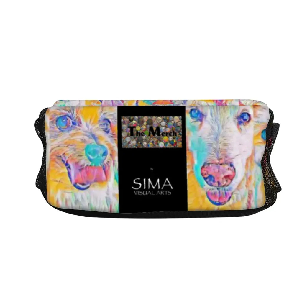Crossbody Bag - Club 99 - (Turquoise/Orange/Cream) - Unisex - All Ages - The Merch by  Visual Arts