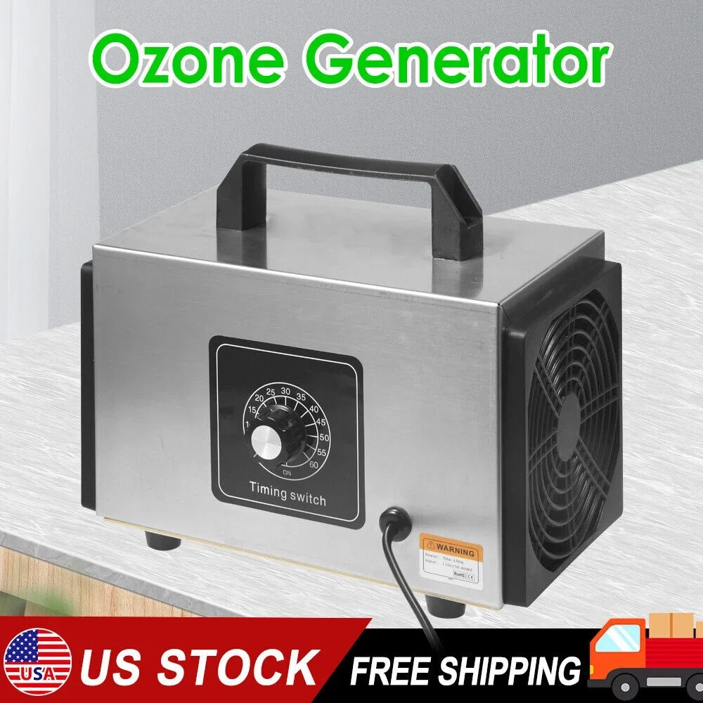 JahyShow Commercial Home Ozone Generator - 32,000 mg/h Ionizer for Fresh and Clean Air